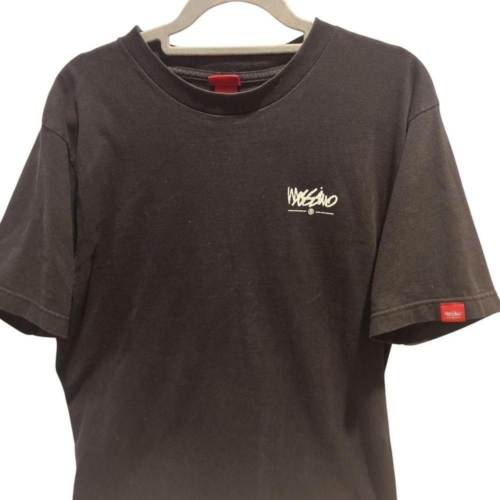 VTG 90s Mossimo Red Tag Skater T Black Boxy Fit XL Signature Logo Streetwear